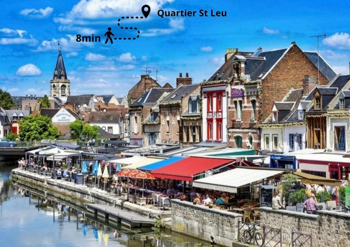 L Amiens Haussmann-Gare-Hortillonnages-Centre-Ville-Wifi エクステリア 写真